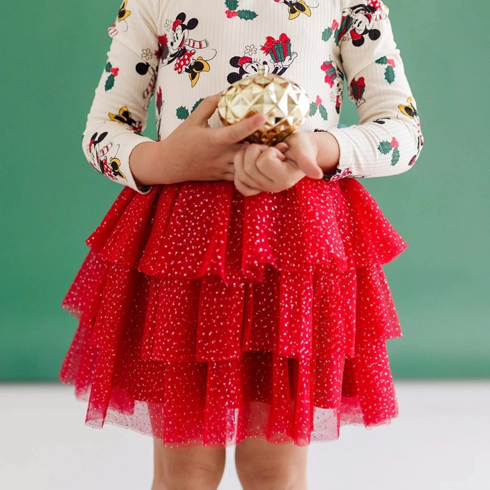 Posh Peanut Minnie Christmas Tulle Dress
